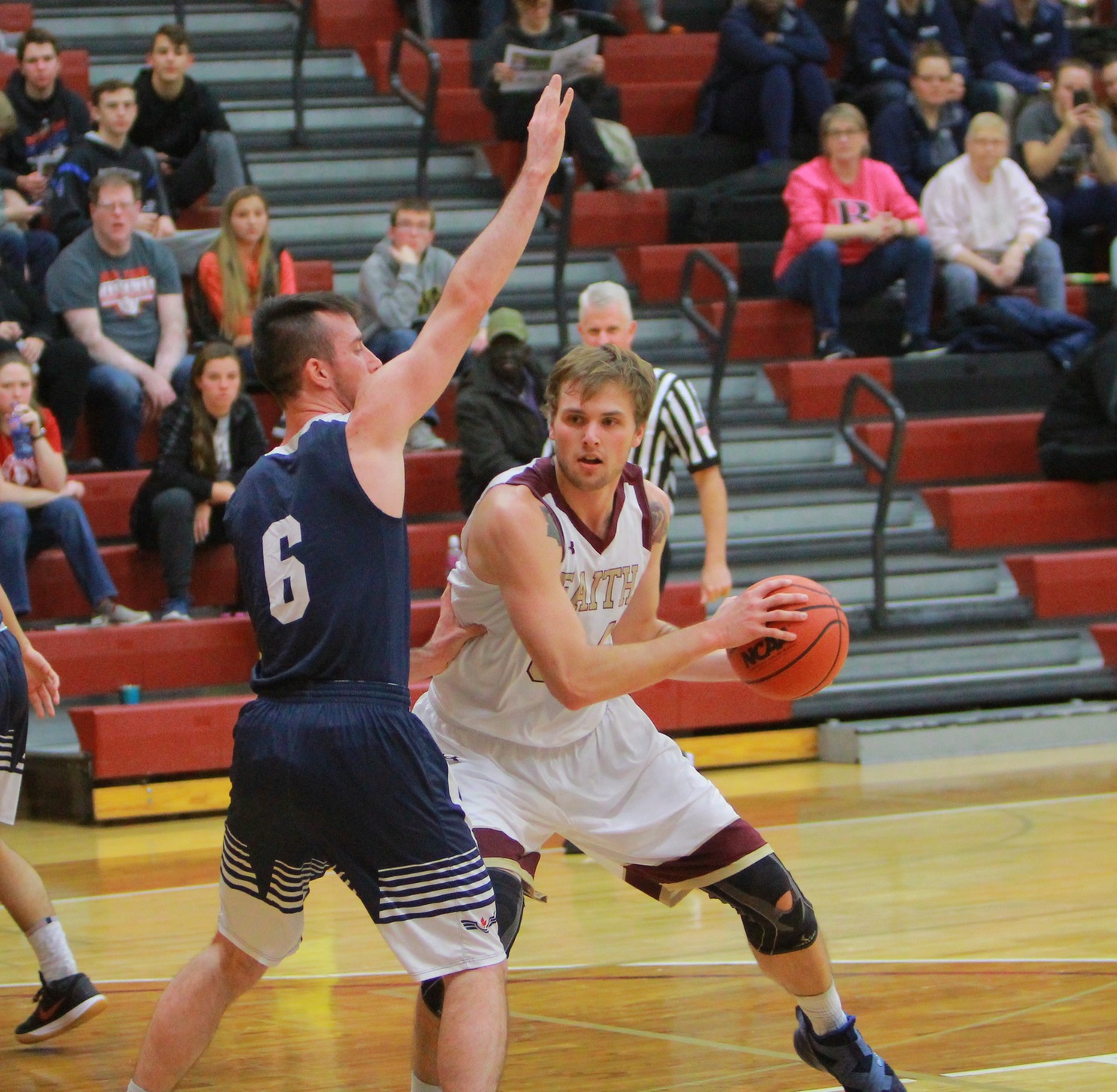 Tanner Van Beek led the Faith Eagles with 13 points in a loss to Randall University