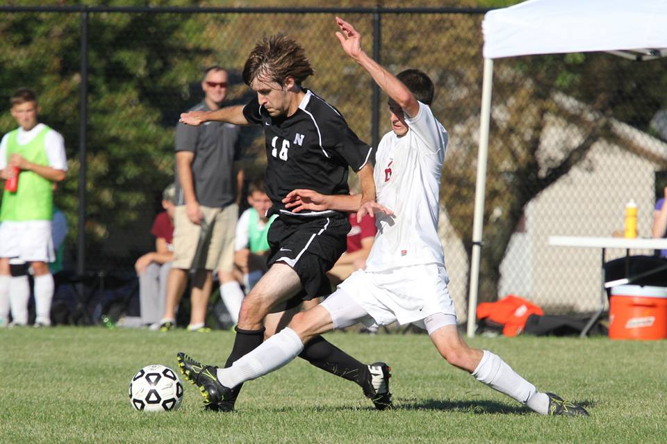 Men's Soccer Earns First Conference Win in 4-3 Victory
