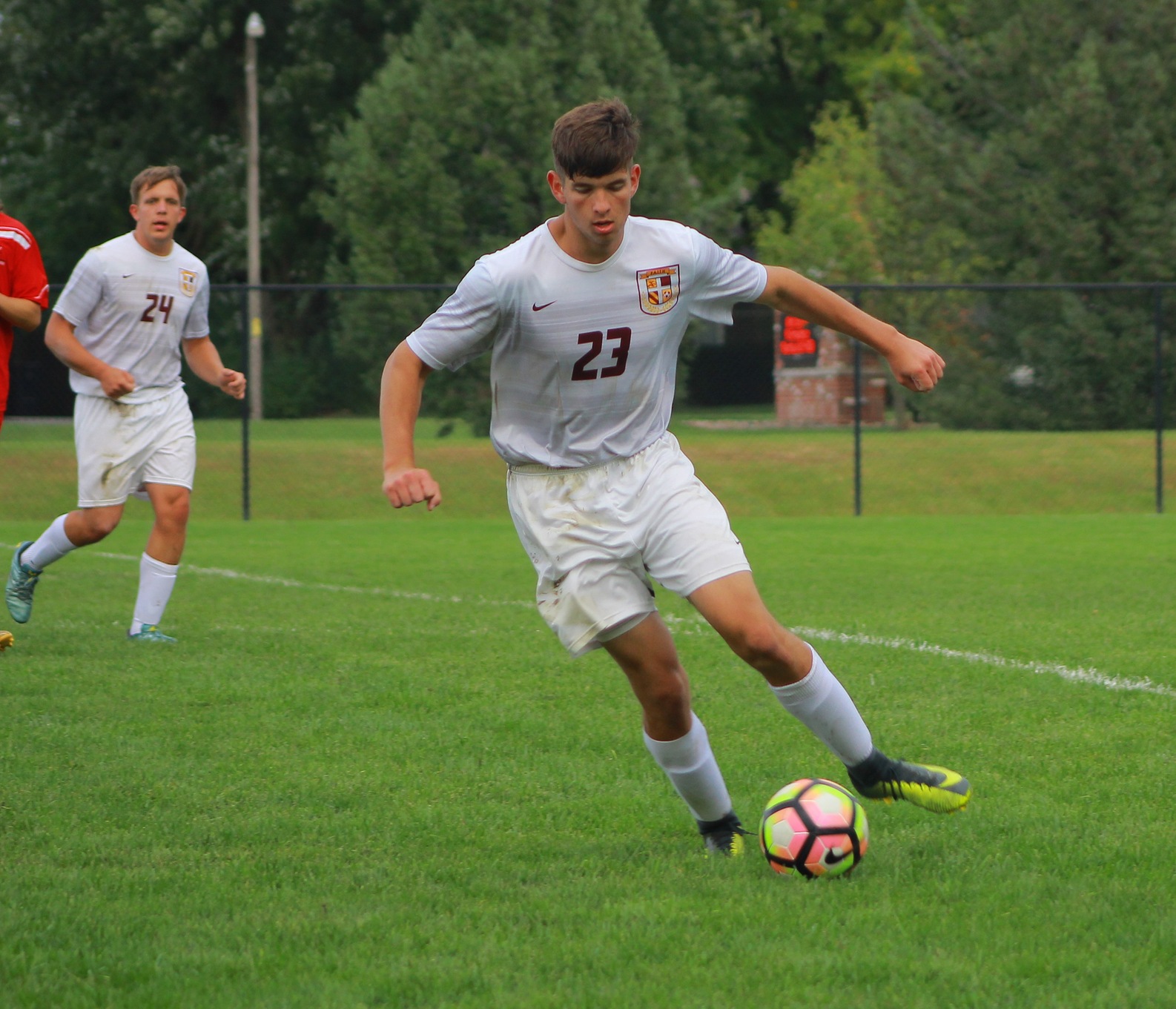 Daniel Guess led the Eagles with two assists in a win over Union College