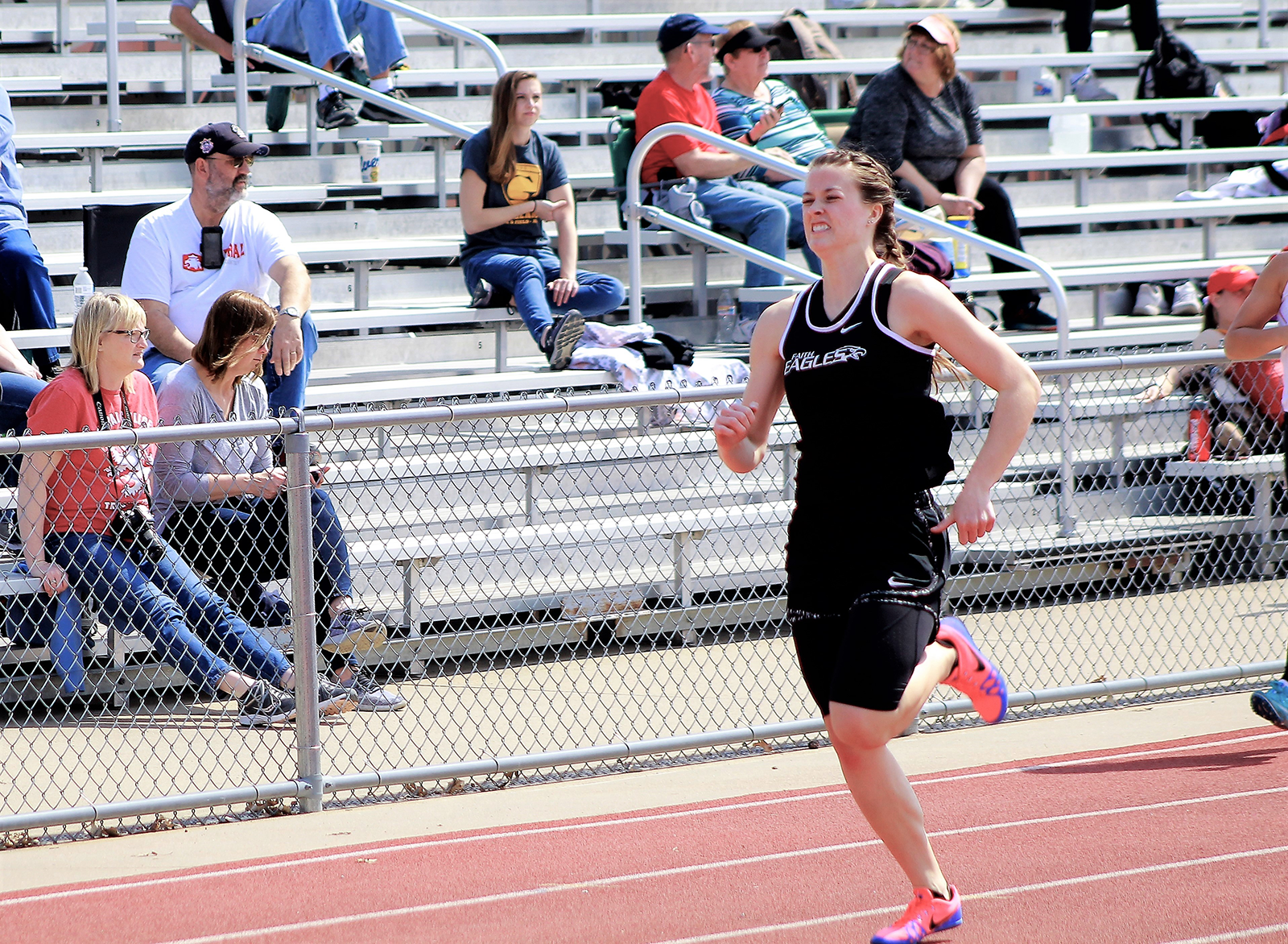 Chelsea Ratliff's time in the 400m is the eighth fastest in the nation in NCCAA competition