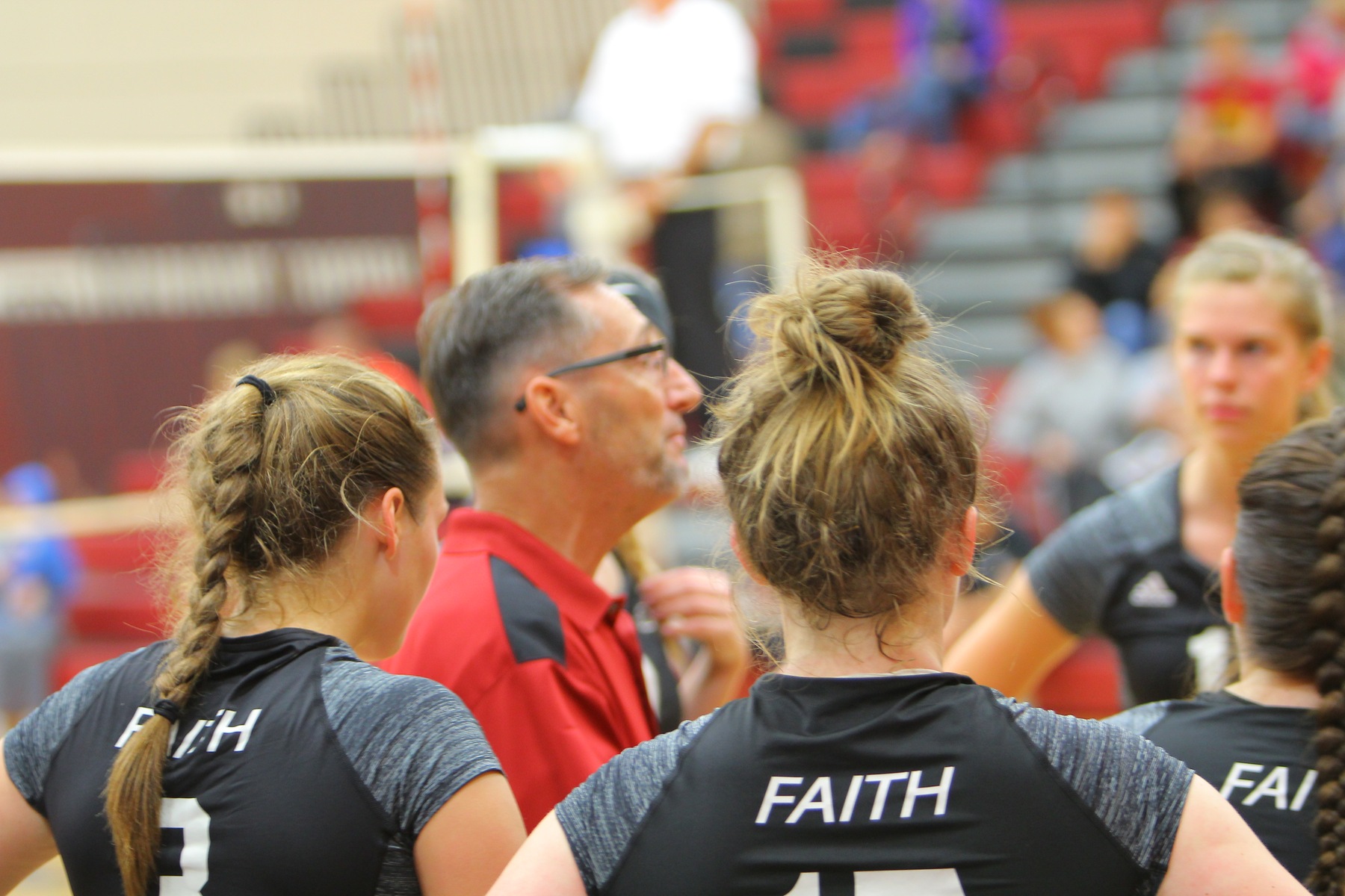 Coach Nihart. Faith Eagles 2018 Volleyball
